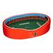 Orange/Green Miami Hurricanes 34'' x 22'' 7'' Medium Stadium Oval Dog Bed