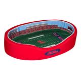 Red/Navy Ole Miss Rebels 23'' x 19'' 7'' Small Stadium Oval Dog Bed