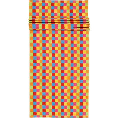 Cawö Handtücher Life Style Karo 7017 multicolor - 25 Saunatuch 70x180 cm Hellbraun Image