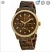 Michael Kors Accessories | Michael Kors Tortoiseshell Watch | Color: Brown/Tan | Size: Small Wrist