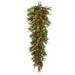 The Holiday Aisle® Cibola Mix Berry Artificial Christmas Teardrop | 36 H x 9 W x 9 D in | Wayfair F051F332AA694BDC95CF47681B396B4C