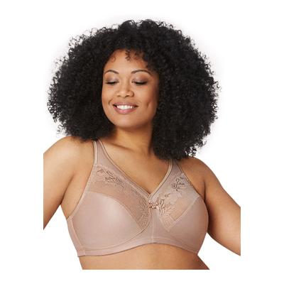 Plus Size Women's Full Figure Plus Size Magiclift Minimizer Bra Wirefree #1003 Bra by Glamorise in Cafe (Size 36 DD)
