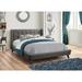 Corrigan Studio® Ulrich Tufted Low Profile Storage Standard Bed Upholstered/Polyester in Gray | 42.25 H x 62.25 W x 82.75 D in | Wayfair