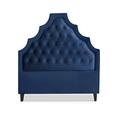 My Chic Nest Lexi Panel Headboard Upholstered/Velvet/Polyester/Cotton in Gray | 65 H x 80 W x 5 D in | Wayfair 520-103-1120-K