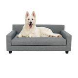 Club Nine Pets Orthopedic Dog Sofa Metal in Gray | 16 H x 40 W x 24 D in | Wayfair ME10LG