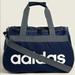 Adidas Bags | Adidas Diablo Duffel Bag Navy Large White Logo | Color: Blue/White | Size: Os