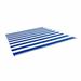 Camco 6 x 9 Reversible RV Outdoor Mat Camping Mat Blue Stripe