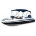Sun Shield 3 Bow Bimini Top Boat Cover 600D Canvas 1â€� Aluminum Frame Hardware and Storage Boot 46 H
