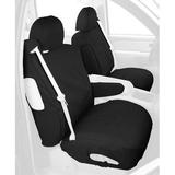 Covercraft Custom-Fit Front Bucket SeatSaver Seat Covers - Polycotton Fabric Charcoal Black