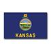 3.8 Inch Kansas State Flag Vinyl Transfer Decal