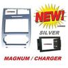05-07 MAGNUM CHARGER SILVER CAR RADIO STEREO DOUBLE DIN INSTALLATION DASH KIT