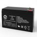 Rhino SLA7-12-T25 12V 7Ah Sealed Lead Acid Battery - This Is an AJC Brand Replacement