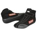 RaceQuipÂ® 30500125RQP 305 Euro Carbon L Driving Shoes SFI 3.3/5 Black Size 12.5