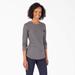 Dickies Women's Long Sleeve Thermal Shirt - Graphite Gray Size S (FL198)