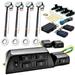Biltek 4x Door Car Power Window + Keyless Door Unlock Kit Compatible with Audi / Mazda S5 S6 S7 S8 SQ5 626 929 CX-7 Miata
