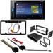 KIT2430 Bundle with Pioneer Multimedia DVD Car Stereo and Installation Kit - for 2008-2009 Saturn Vue / Bluetooth Touchscreen Backup Camera Double Din Mounting Dash Kit