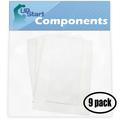 27 Replacement for Eureka 54924A-10 Vacuum Bags - Compatible with Eureka F & G Vacuum Bags (9-Pack - 3 Vacuum Bags per Pack)