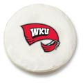 NCAA Tire Cover by Holland Bar Stool - WKU White - 29 L x 8 D