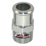 Tuff-Stuff Straight 0.5 in. NPT Male to 0.75 in. Hose Barb Steel Adapter Fitting - Chrome