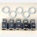 Weld Racing 601-1456 Weld Pro Drag Drag Lug Nuts; 5-1/2 in.; RH; Open End; Nuts w/Cent. Washers;