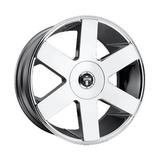 DUB 1PC Aluminum Rim S115 BALLER 24X10in Chrome Plated Finish S115240077+31