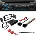 KIT2192 Bundle with Pioneer Bluetooth Car Stereo and complete Installation Kit for 2007-2013 GMC Sierra Single Din Radio CD/AM/FM Radio in-Dash Mounting Kit