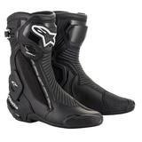 Alpinestars SMX Plus V2 Mens Motorcycle Boots Black 37 EUR