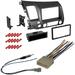 GSKIT299 Car Stereo Installation Kit for 2006-2011 Honda Civic - in Dash Mounting Kit Antenna Adapter and Wire Harness for Single/Double Din Radio Receivers