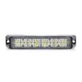 Abrams SAE Class-1 Flex (Green/White) 36W - 12 LED Security Patrol Vehicle Truck LED Grille Light Head Surface Mount Strobe Warning Light