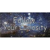 212 Main LPO2790 6 x 12 in. Follow Your Curiosity Galaxy Space Photo License Plate