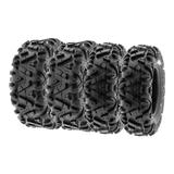 SunF All Terrain ATV UTV Tires 26x10-12 & 26x11-12 6 PR A033 (Complete Full Set of 4)