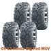(4) 25x10-12 High Load Capacity ATV Tires for 09-13 Honda Big Red MUV