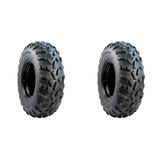 Set of 2 CARLISLE 489 Titan ATV Front Tires 25x8-12 4-ply