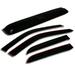 TuningPros WSVT2-698 Window Visor and Sunroof Type 2 For 2005-2008 Jaguar Jaguar X-Type Wagon - Outside Mount 5 Pcs Set