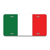 SignMission A-LP-03-313 Italian Flag Aluminum License Plate