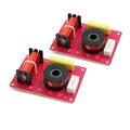 Unique Bargains 2 Pcs 2 Way Audio Crossover Filter Speaker Frequency Divider for Motorcycle Car