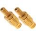 Vixen Air Inflation Schrader Valve with Push to Connect (PTC) for 1/4 OD Air Line (2-Pack) VXA1014-2
