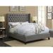 Red Barrel Studio® Aalia Tufted Standard Bed Upholstered/Polyester in Gray | 60 H x 85.75 W x 85.75 D in | Wayfair 6DA1CECC53AD4E72BB86930840AD5F57