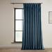 Red Barrel Studio® Arsav Extra Wide Plush Velvet Curtains Room Darkening Curtain for Bedroom, Living Room Window Single Panel Velvet | Wayfair