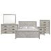 Keely King Panel 5PC Bedroom Set in White - Picket House Furnishings EL700KB5PC