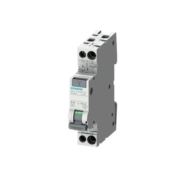 Siemens Dig.Industr. FI/LS-Schalter kompakt 5SV1316-3KK16 5SV13163KK16 Image