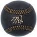 Mike Trout Los Angeles Angels Autographed Black Leather Baseball