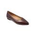 Extra Wide Width Women's Estee Flats by Trotters® in Burgundy (Size 6 1/2 WW)