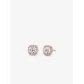 Michael Kors Precious Metal-Plated Sterling Silver Pavé Stud Earrings Rose Gold One Size