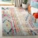 Multicolor 79" x 110" L Indoor Area Rug - Safavieh Monaco Area Rug 79.0 x 0.45 in blue/red | 79" W X 110" L | Wayfair MNC222F-6