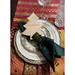 The Holiday Aisle® Place Card Holder in Brown | 6 H x 4.75 W x 0.12 D in | Wayfair 619D34A677AA4D6FB787FEFDF8DD4058