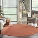 Orange 96 x 0.25 in Area Rug - Mercury Row® Patricia Terracotta Indoor/Outdoor Area Rug | 96 W x 0.25 D in | Wayfair