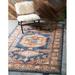 Blue/Brown 61 x 0.33 in Area Rug - Three Posts™ Vern Dark Area Rug, Polypropylene | 61 W x 0.33 D in | Wayfair ASTG4318 33112796