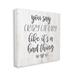 Gracie Oaks Funny Crazy Cat Lady Phrase Hearts Script Word Design by Gigi Louise - Graphic Art Print Canvas in Gray | 24 H x 24 W x 1.5 D in | Wayfair