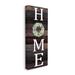 Gracie Oaks Welcome Home Sign Green Succulent Wreath Greeting by Kim Allen - Graphic Art Print Canvas in Brown | 48 H x 20 W x 1.5 D in | Wayfair